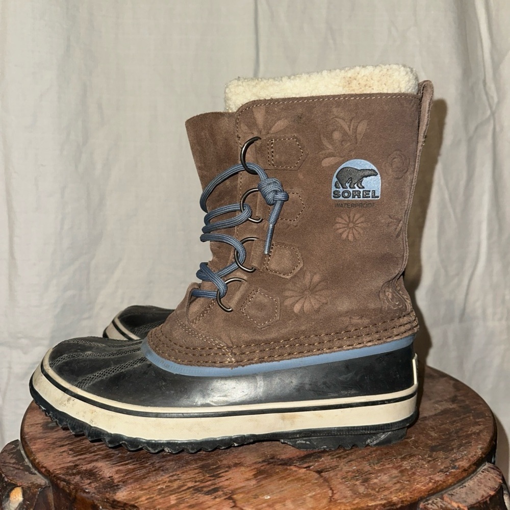 SOREL 1964 PAC Graphic waterproof insulated duck boots size 7 - Picture 2 of 9